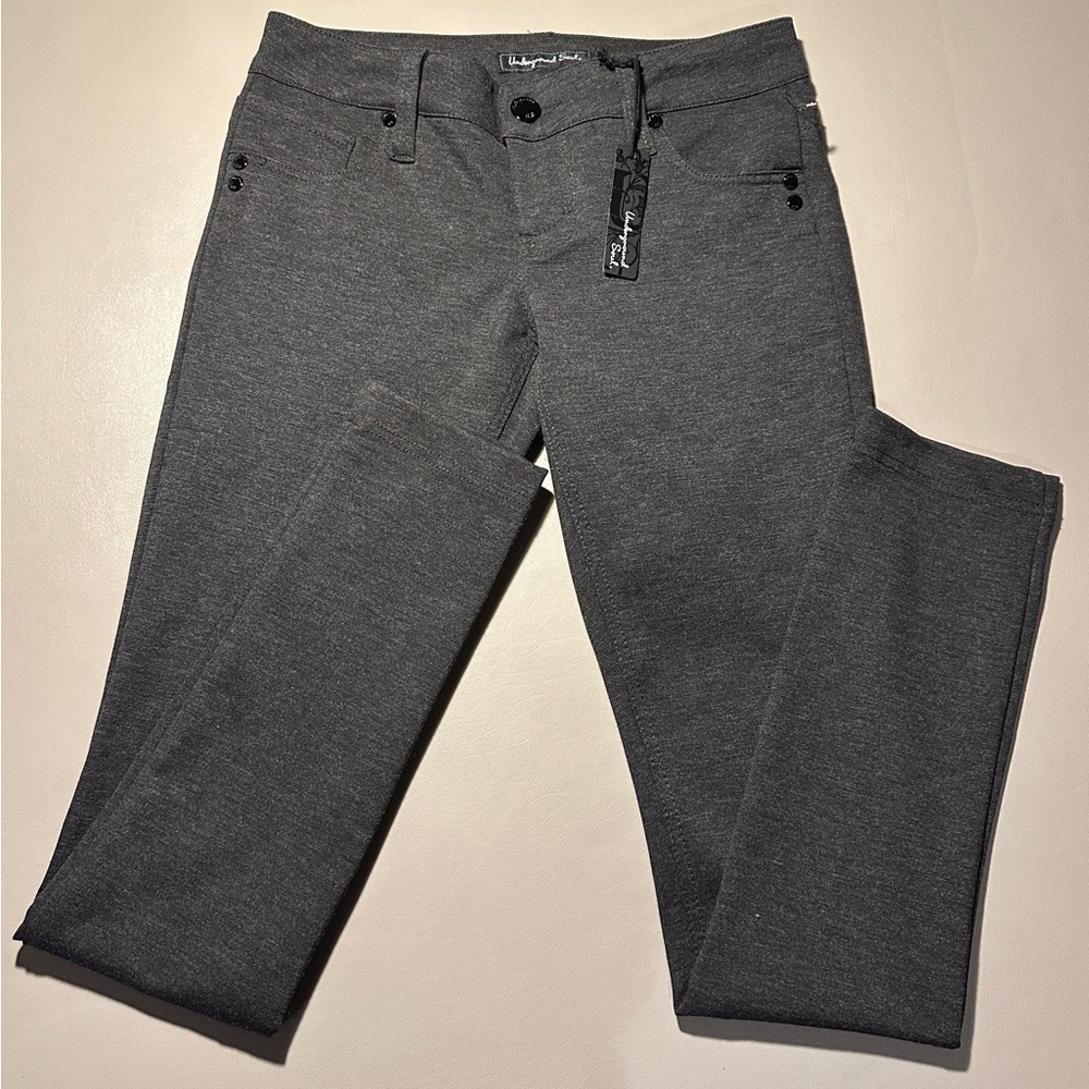 Underground Soul Dark Gray Skinny Stretch Pants